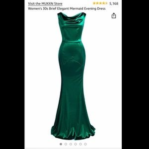 Dress - Evening - Green